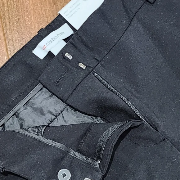 Liz Claiborne Classic Black Trousers - Picture 3 of 4